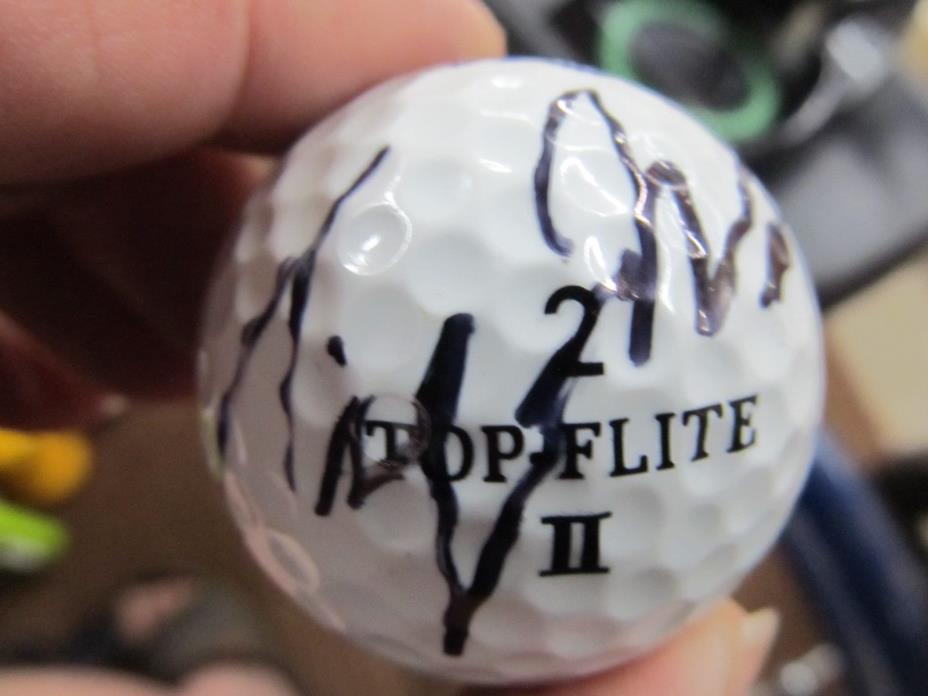 TIGER WOODS AUTOGRAPHED  SIGNED Top Flite Buick Open GOLF BALL