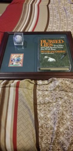 Peter Jacobsen Autographed Framed Collage.coa