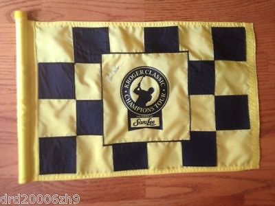 Rare Arnold Palmer Autographed Signed Kroger Classic flag
