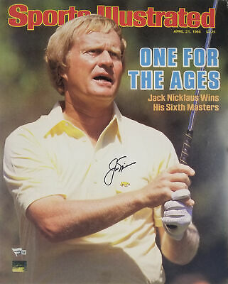 Jack Nicklaus Authentic Signed 16x20 Photo GB Holo & Fanatics COA #A126588