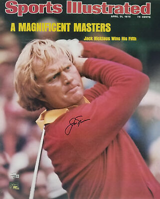 Jack Nicklaus Authentic Signed 16x20 Photo GB Holo & Fanatics COA #A126537