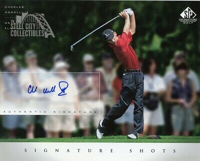 Charles Howell III Autographed 2004 SP Signature Golf Jumbo Card