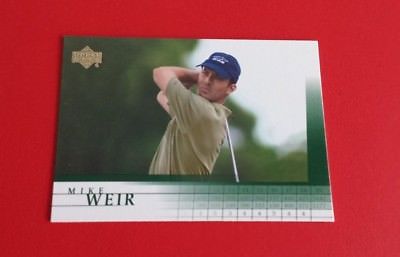 2001 Upper Deck Golf Mike Weir Card #20***2003 Masters Champions***