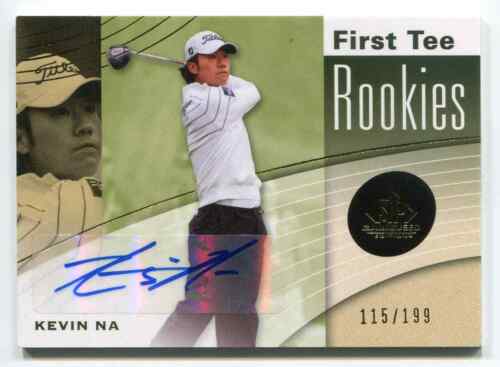 2012  SP Game Used First Tee Rookies Auto Kevin Na (RC)  #d 115/199