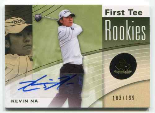 2012  SP Game Used First Tee Rookies Auto Kevin Na   #d 183/199