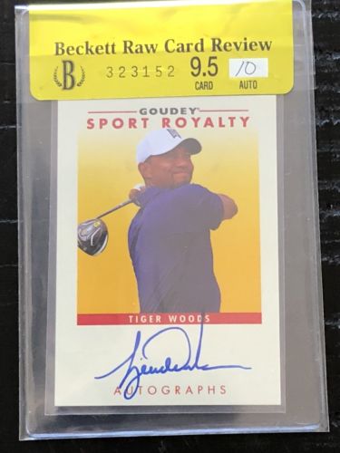 2017 Goodwin Champions Tiger Woods Goudey Sport Royalty Auto Ssp