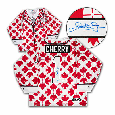 Don Cherry Autographed Canada Maple Leaf Custom Suit Hockey Jersey