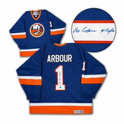 Al Arbour New York Islanders Autographed Retro CCM Hockey Jersey