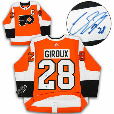 Claude Giroux Philadelphia Flyers Autographed Adidas Authentic Hockey Jersey