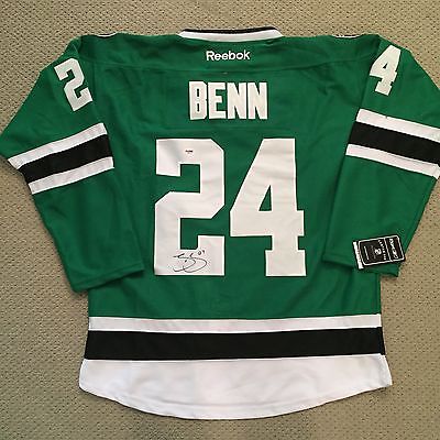 Jordie Benn Signed Dallas Stars Reebok Jersey COA  (PSA / DNA)