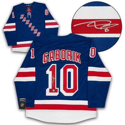 Marian Gaborik New York Rangers Autographed Fanatics Hockey Jersey
