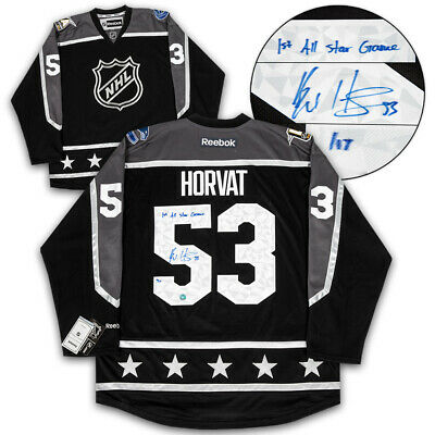 Bo Horvat 2017 All Star Game Signed Reebok Premier Hockey Jersey with 1st All St