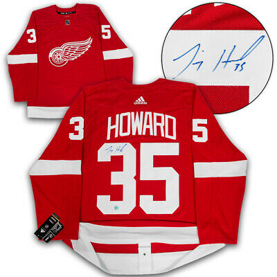 Jimmy Howard Detroit Red Wings Autographed Adidas Authentic Hockey Jersey