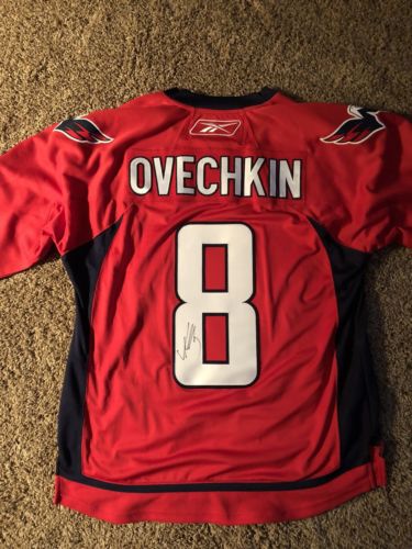 Autographed Alex Ovechkin Jersey