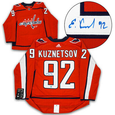Evgeny Kuznetsov Washington Capitals Autographed Adidas Authentic Hockey Jersey