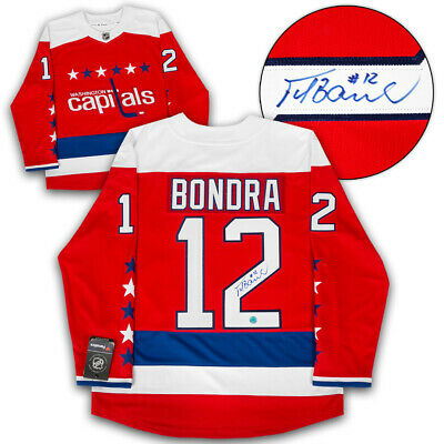 Peter Bondra Washington Capitals Autographed Retro Alt Fanatics Hockey Jersey