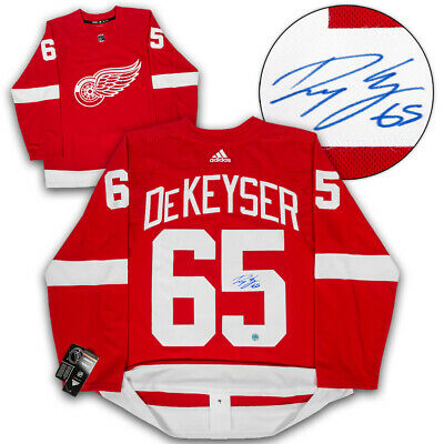 Danny Dekeyser Detroit Red Wings Autographed Adidas Authentic Hockey Jersey