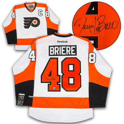 Daniel Briere Philadelphia Flyers Autographed White Reebok Premier Hockey Jersey