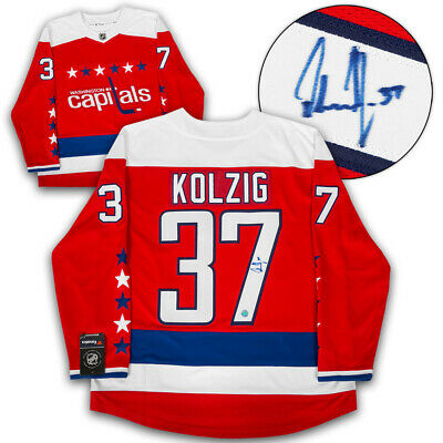 Olaf Kolzig Washington Capitals Autographed Retro Alt Fanatics Hockey Jersey