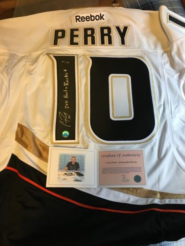Corey Perry Anaheim Ducks Autograph NHL Jersey  