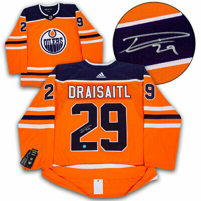 Leon Draisaitl Edmonton Oilers Autographed Adidas Authentic Hockey Jersey