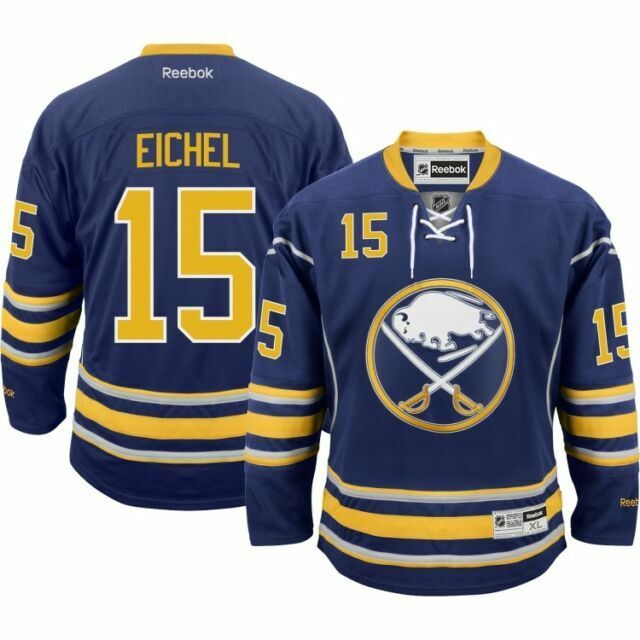 New 2XL Custom Reebok Premier NHL Buffalo Sabres Jersey Jack Eichel FREE SHIP