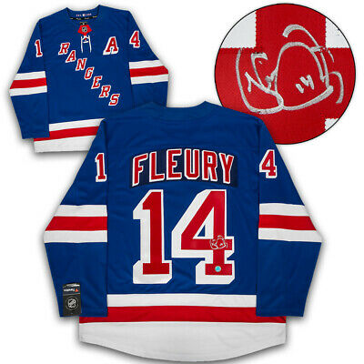 Theo Fleury New York Rangers Autographed Fanatics Hockey Jersey