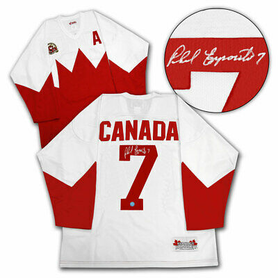 Phil Esposito Team Canada Autographed 1972 Summit Series Hockey Jersey