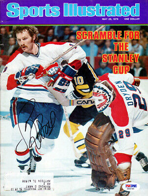 Larry Robinson Autographed Signed Sports Illustrated Canadiens PSA X64795