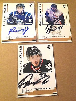 Hayden McCool SIGNED Custom Photo Card NIAGARA ICE DOGS SPITFIRES