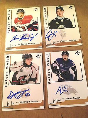 Adam Marsh SIGNED Custom Photo Card SAINT JOHN SEA DOGS / DETROIT RED WINGS #2
