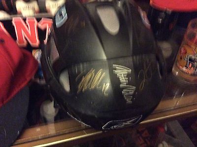 San Jose Sharks auto helmet Marleau, Jumbo, Couture, Pavelski, Vlasic, Niemi ++!