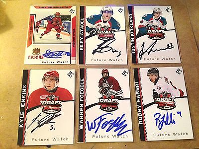Justin Kirkland SIGNED Custom Photo Card KELOWNA ROCKETS / NASHVILLE PREDATORS