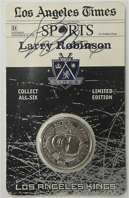 Larry Robinson Hand Signed Autographed LA Times Coin (Still Sealed)