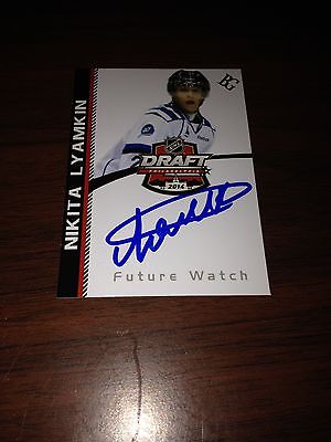 Nikita Lyamkin SIGNED Custom Photo Card CHICOUTIMI SAGUENEENS