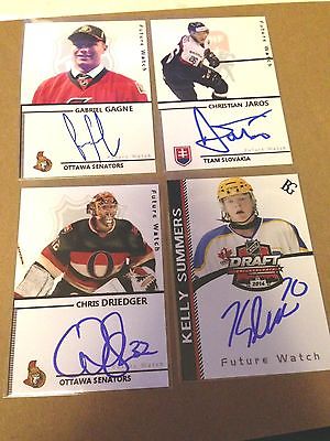 Chris Driedger SIGNED Custom Photo Card OTTAWA SENATORS #2