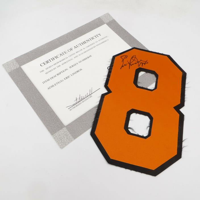 Eric Lindros Philadelphia Flyers NHL Signed Autographed Jersey Patch #8 w/CoA