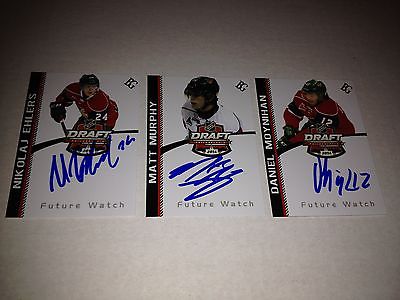 Daniel Danny Moynihan SIGNED Custom Photo Card HALIFAX MOOSEHEADS