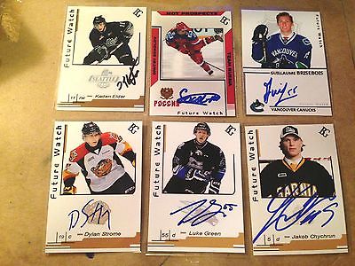 Luke Green SIGNED Custom Photo Card SAINT JOHN SEA DOGS / WINNIPEG JETS #2
