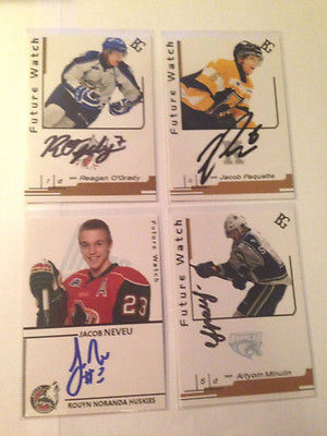 Reagan O'Grady SIGNED Custom Photo Card SUDBURY WOLVES / NHL DRAFT 2017