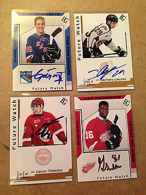 Gabriel Fontaine SIGNED Custom Photo Card NEW YORK RANGERS