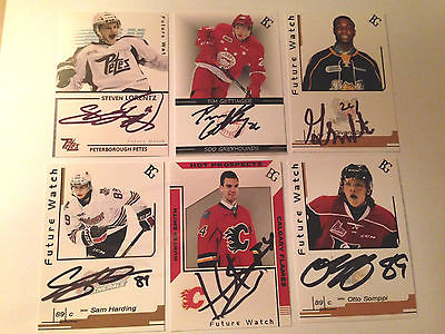 Sam Harding SIGNED Custom Photo Card OSHAWA GENERALS / KINGSTON FRONTENACS