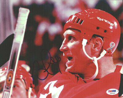 Brett Hull Autographed Signed 8x10 Photo Detroit Red Wings PSA/DNA #U96446