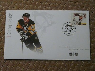 Sidney Crosby Pittsburgh Penguins Official First Day Cover Canada Post 2016