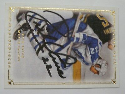 Rick Vaive Toronto Maple Leafs autographed card