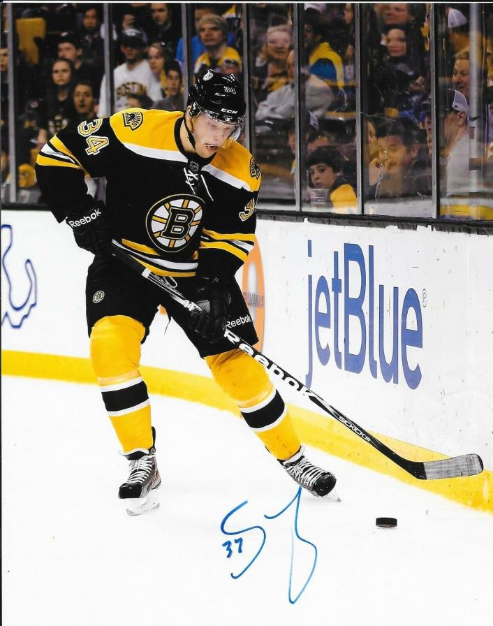 Carl Soderberg signed Boston Bruins 8x10 photo autographed