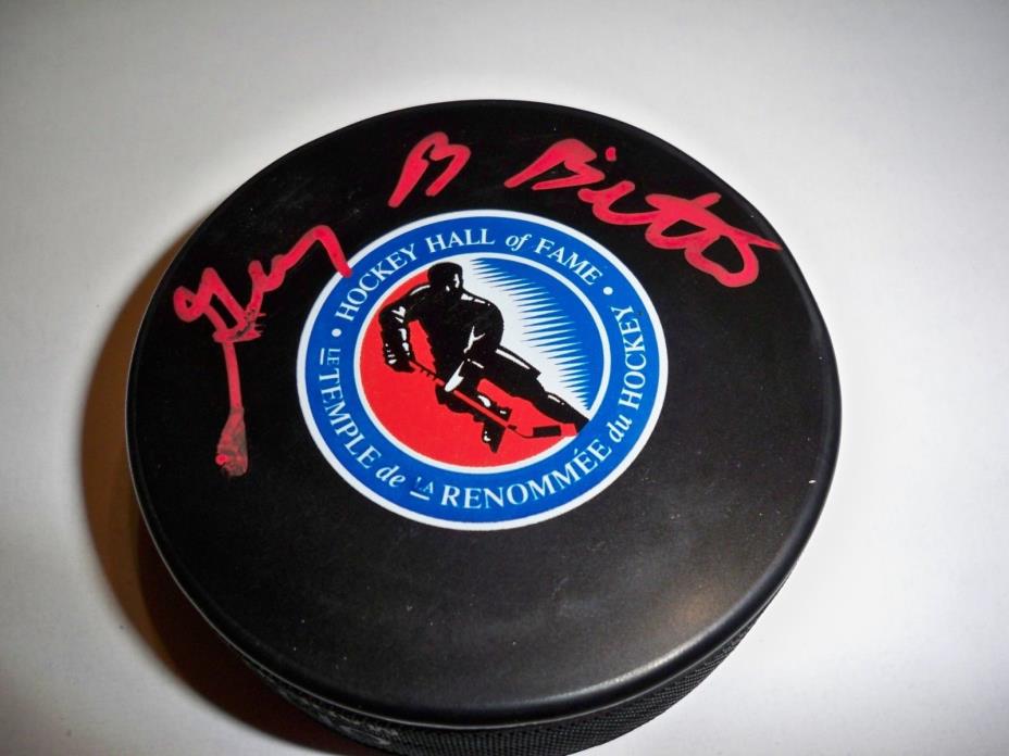 2018 Hockey Hall of Fame Inductee Gary Bettman Signed Puck