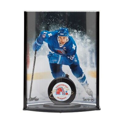 Joe Sakic Signed Autographed Puck and Photo Acrylic Display Nordiques #/25
