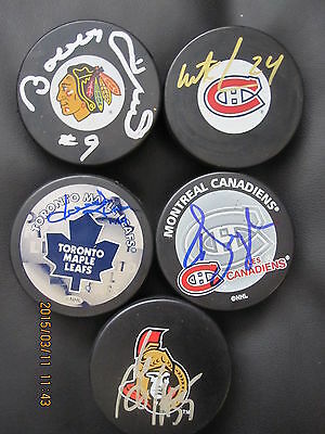 MATHIEU SCHNEIDER SIGNED MONTREAL CANADIENS PUCK!!!