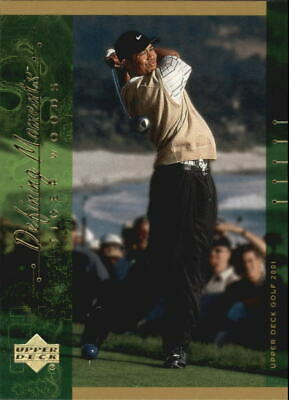 2001 Upper Deck #124 Tiger Woods DM Defining Moments Pebble Beach